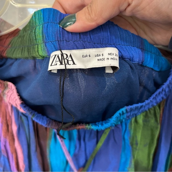 NWOT Zara Beaded asymmetrical Skirt - Picture 4 of 7